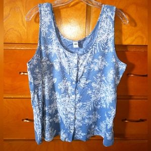 Women's Old Navy Button Tank Top